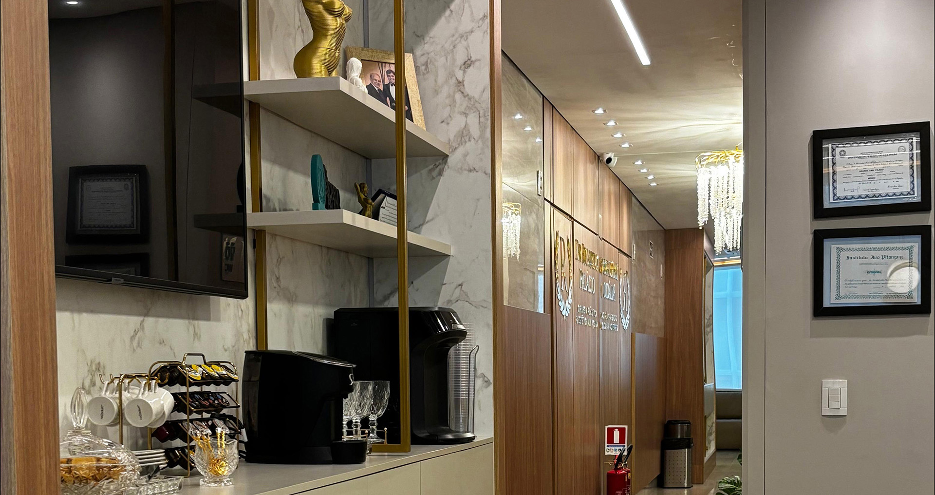 Recepção da Clínica Palácio