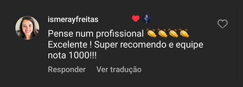 depoimento de paciente: @ismerayfreitas